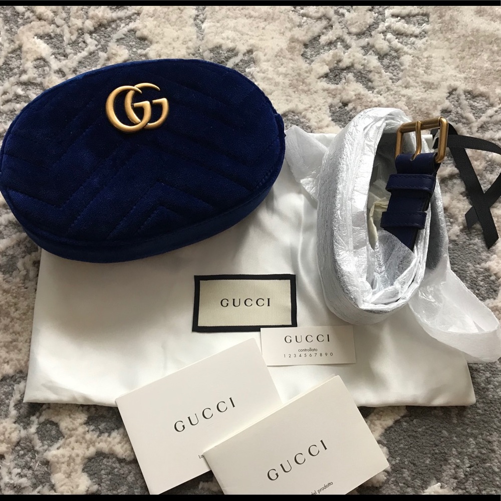 Gucci  Marmont Small Belt Bag Sz 85
